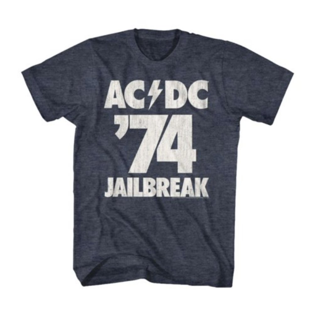 ACDC Heavy Metal Rock Band 1974 Jailbreak Vintage